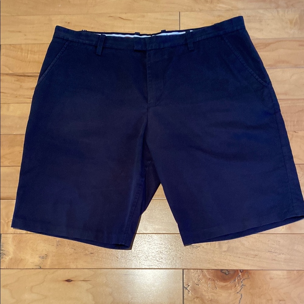 Navy Fred Perry Chino shorts